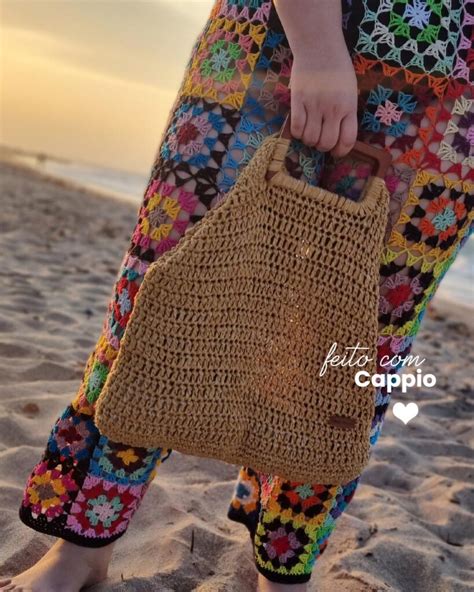 bolsa praia forrada pequena passo a passo|[INSPIRAÇÃO] 10 Receitas de Bolsas de Praia em Crochê para o Verão!.